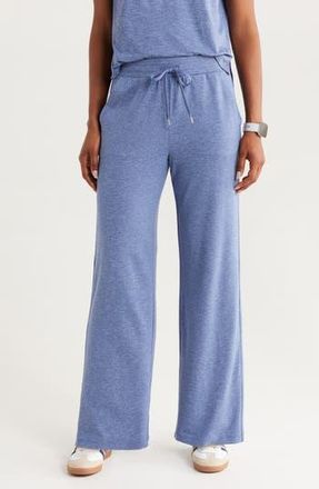 Zella Restore Soft Straight Leg Drawstring Pants in Blue Tempest at Nordstrom Rack, Size Medium
