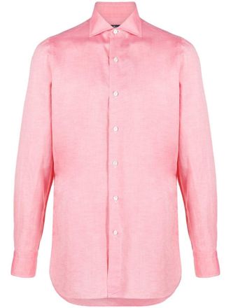 Finamore Linen Blend Regular Fit Shirt