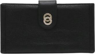 Bulgari Pre-owned Long wallet (bi-fold) - Dames - Vintage Accessoires - Zwart - ONE Size - Leer - Vintage