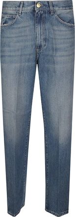 Ballantyne Cotton Tapered Boyfriend Jeans