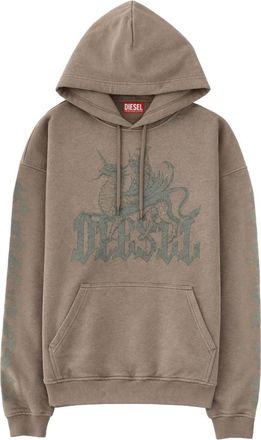 Diesel Brown Graphic Hoodie