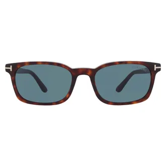 Tom Ford Blue Rectangular Mens Sunglasses FT1300 54V 53