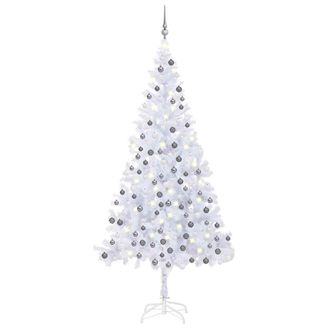 vidaXL &Aacute;rbol De Navidad Artificial Con Luces Y Bolas 910 Ramas 210 Cm Vidaxl