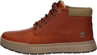 Timberland Maple Grove Mid Lace Sneaker TB0A69FNEJD, Orange Full Grain, 11.5 UK