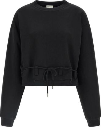 Dries Van Noten Haserfiela Sweatshirt - Dames - Sweatshirts - Zwart - S - Katoen - Hoodies & sweatvesten