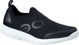 Oofos Womens Oomg Sport Shoe In White/black