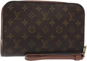Louis Vuitton Pre-owned Canvas clutches - Dames - Vintage Clutch - Bruin - ONE Size - Vintage