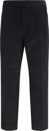 Thom Browne Black Cotton Chino Mens Pants