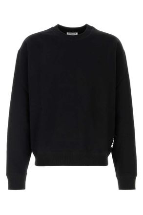 Jil Sander Black Crew Neck Sweatshirt