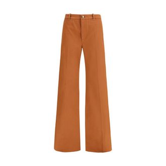 Chlo&eacute; Cotton Fla Womens Pants