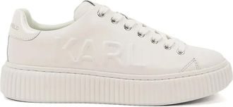 Karl Lagerfeld Sneakers goffrate - Bianco