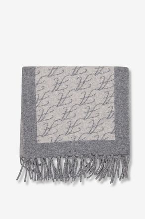 Aur&eacute;lien Monogramm-Jacquard-Schal aus Kaschmir AUR1