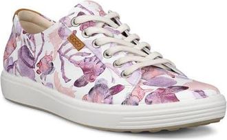 Ecco Soft 7 Sneaker in White/Multicolor at Nordstrom, Size 8-8.5Us