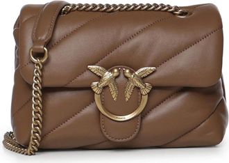 Pinko Love Puff Mini - - Bags - Donna - Marrone - ONE SIZE