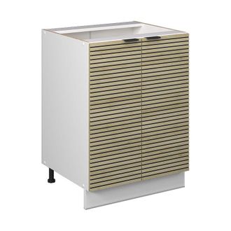 Vicco Mueble Bajo De Cocina Fame-line, Panel De Roble, 60 Cm Sin Encimera