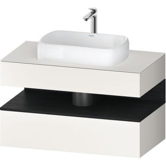Duravit Duravit - Qatego Consola Mueble Bajo Lavabo, 1 Extra&iacute;ble, 1 Caj&oacute;n