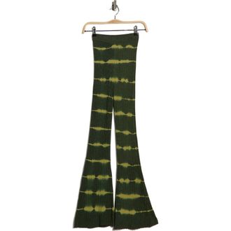 Sandro Prosper High Waist Flare Pants in Vert Bouteille at Nordstrom Rack, Size 2 Us / 34 Fr