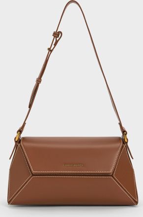 Charles & Keith Nasrin Geometric Shoulder Bag