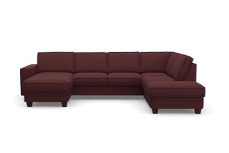 HOME AFFAIRE Wohnlandschaft »County U-Form« wahlweise Ottomane links oder rechts, mit Federkern-Polsterung