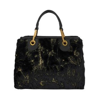Braccialini Borsa Beth Fur - - Bags - Donna - Nero - ONE SIZE