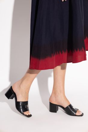 Tory Burch Leelee Heeled Mules, Womens, Black