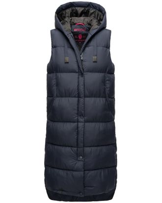 Marikoo Sayorii dames winterbodywarmer - lang, warm & met capuchon