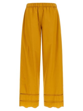 Fabiana Filippi Bicolor Cotton Casual Womens Pants