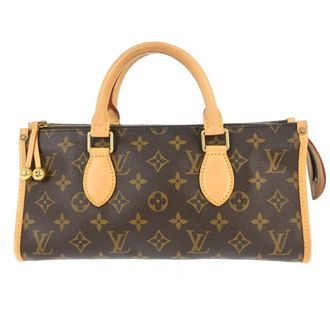 Louis Vuitton Popincourt Handle Bag Monogram Canvas Brown Canvas Handbag (Pre-Owned)