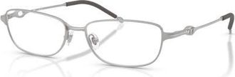Diesel 56mm Rectangle optical glasses in Silver at Nordstrom