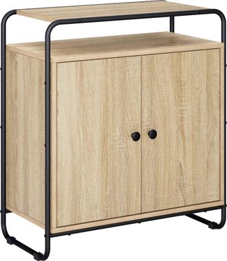 vidaXL Aparador Roble Sonoma 68 X 35 X 75 Cm Madera De Ingenier&iacute;a Vidaxl
