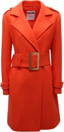 Moschino Mujer, Abrigos, Naranja, Talla: S