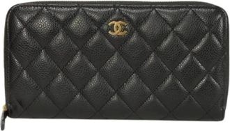 Chanel Pre-owned Wallets, female, Black, Size: ONE SIZE Pre-owned Vintage Wallet