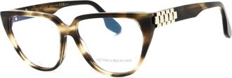 Victoria Beckham VB2661 321 Striped Khaki Havana 54mm