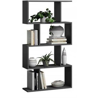 OEM Bask 4 Mensola Nera Per Soggiorno, Ufficio, Camera Da Letto, Mk