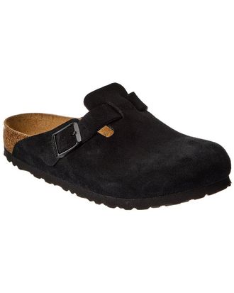 Birkenstock Boston Soft Footbed Suede Leather Clog