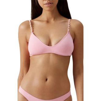 Melissa Odabash Lima Bikini Top in Rose at Nordstrom, Size 12