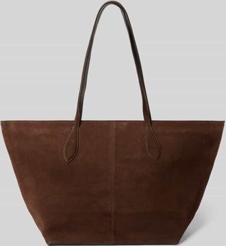 Mango Tote Bag mit Tragehenkel in Dunkelbraun, Größe 1