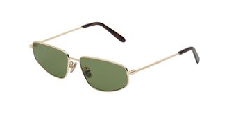 Retro Superfuture ISEDRA CLASSIC HOS Mens Sunglasses Gold Size 59