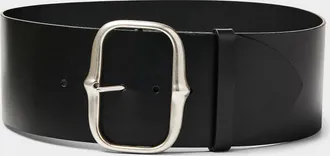 Isabel Marant Womens Blisia oversized rectangular buckle belt