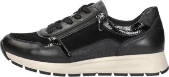 Remonte Sneakers Laag - Dames - Sneakers - Zwart - 40 EU - Schoenen