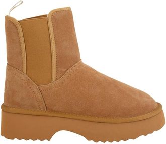 Liu Jo Juny 02 Ankle Boot - Dames - Winterlaarzen - Bruin - 37 EU - Leer - Schoenen