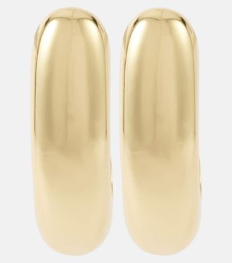 Jennifer Behr Pendientes de aro Nimah chapados en oro de 18 ct