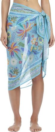 Bleu Rod Beattie Summer Solstice Pareo Coverup In Turquoise