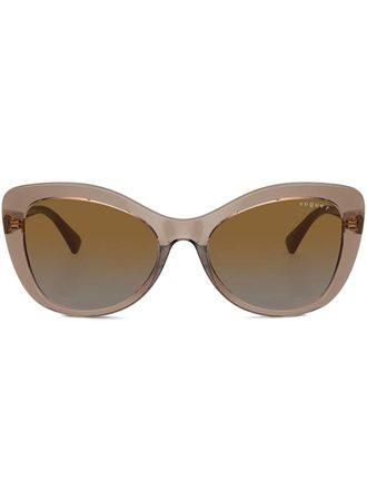 Vogue Eyewear Zonnebril met vlinder montuur - Bruin