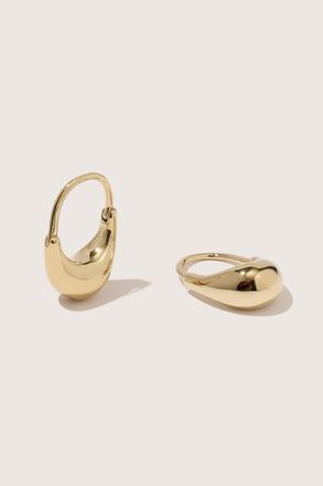 Otiumberg 14kt Gold Vermeil Small Roscida Hoop Earrings in Yellow Toned Gold at Nordstrom