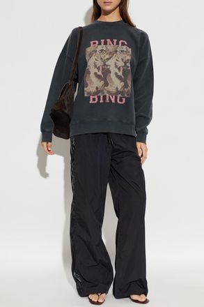 Anine Bing Miles Sweatshirt, Womens, Black