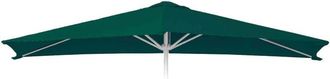 Hhg Non utilizzato] Telo copertura ricambio per ombrelloni rettangolari N23 200x300cm verde
