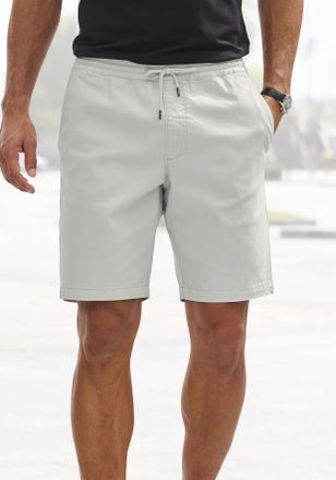 John Devin Shorts JOHN DEVIN Bermuda, Herren, Gr. XXL (60/62), N-Gr, grau (hellgrau), Web, Obermaterial: 97% Baumwolle, 3% Elasthan, unifarben, regular fit kurz,
