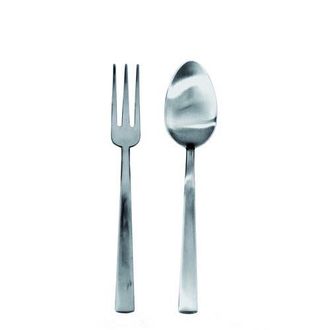 Mepra Levantina Serving Set - 2 Pieces in Ice Silver at Nordstrom