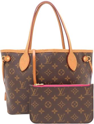 Louis Vuitton Monogram Brown Fuchsia Monogram Tote Bag (Pre-Owned)
